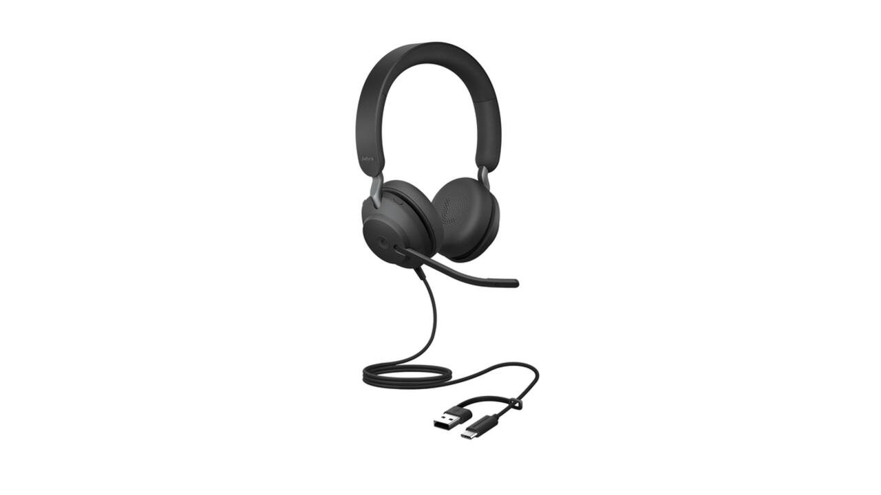 Headset Jabra Evolve2 40 SE USB C/A MS Stereo bedraad