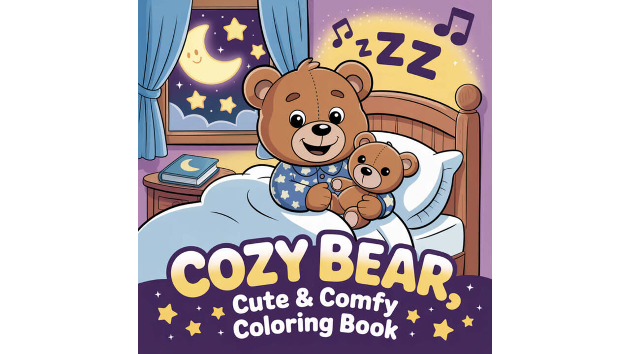Kleurboek Cozy Bear 2