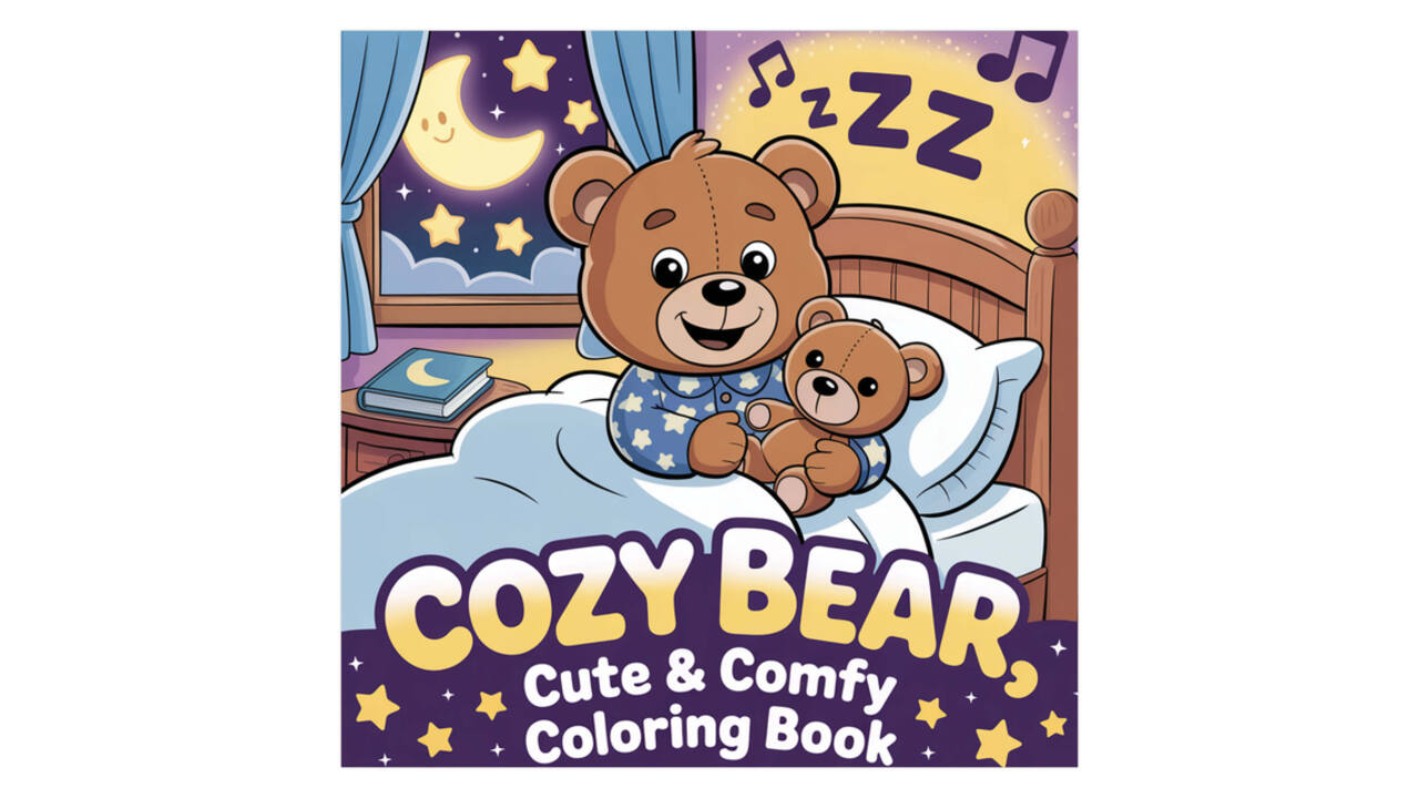 Kleurboek Cozy Bear 2