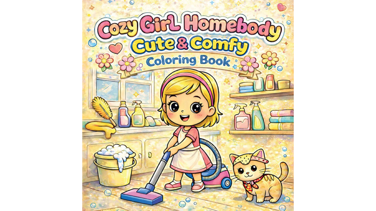 Kleurboek Cozy Girl Homebody Cute & Comfy