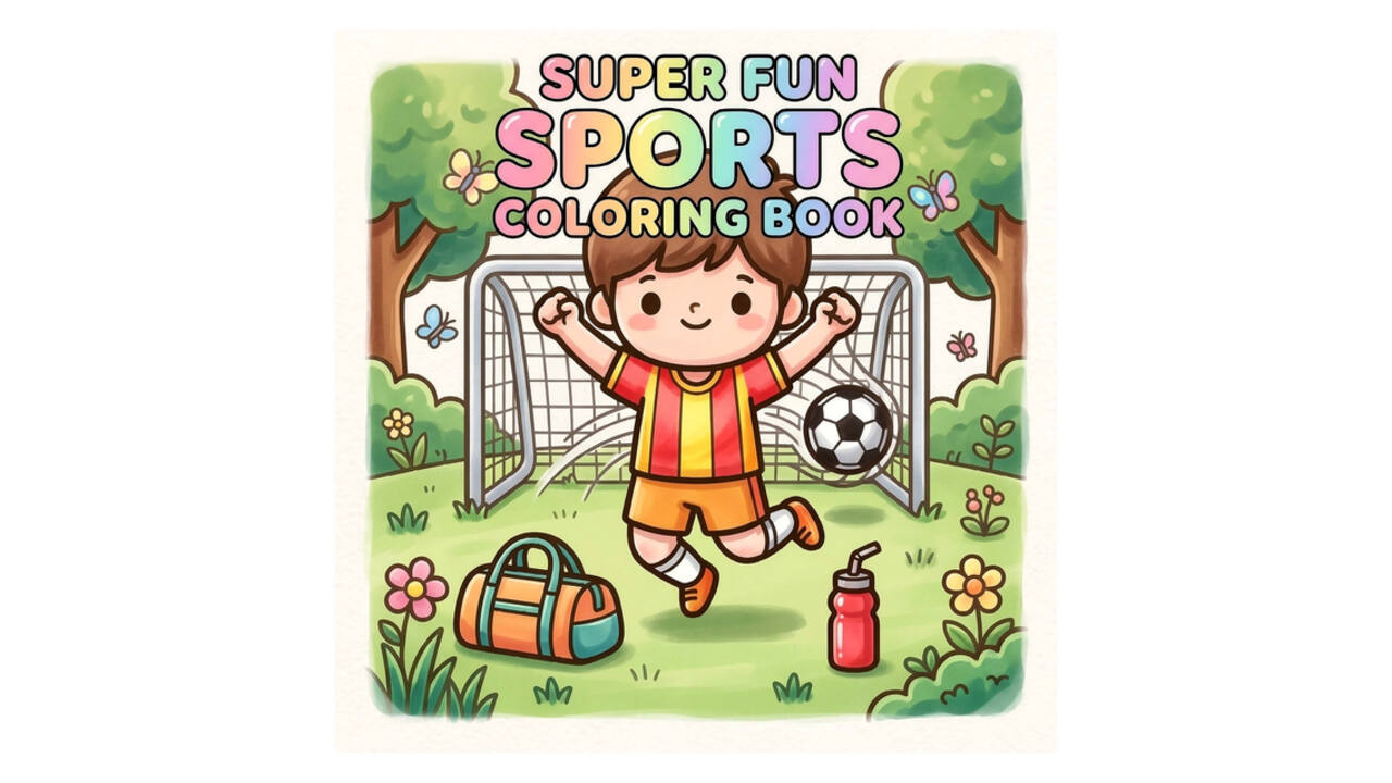 Kleurboek Ultimate Sports