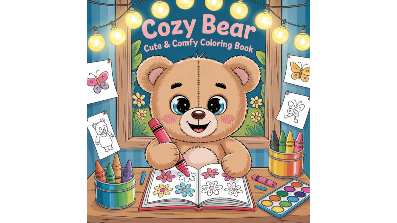 Kleurboek Cozy Bear 1