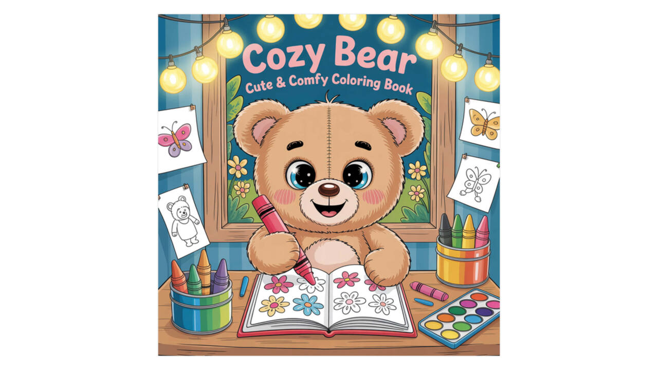 Kleurboek Cozy Bear 1