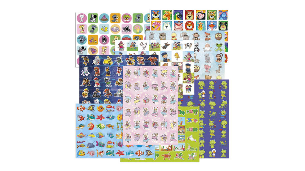Belongingsstickermix De Stulp thema fantasie assorti