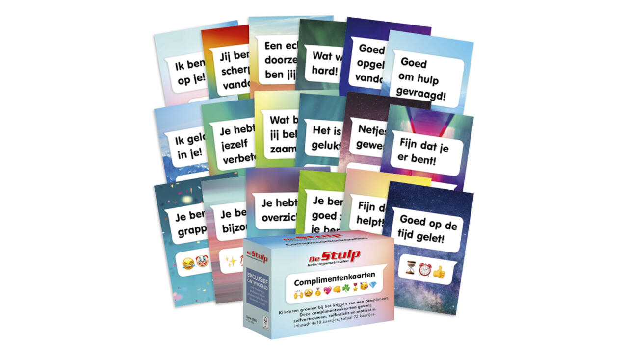 Complimentenkaarten De Stulp assorti