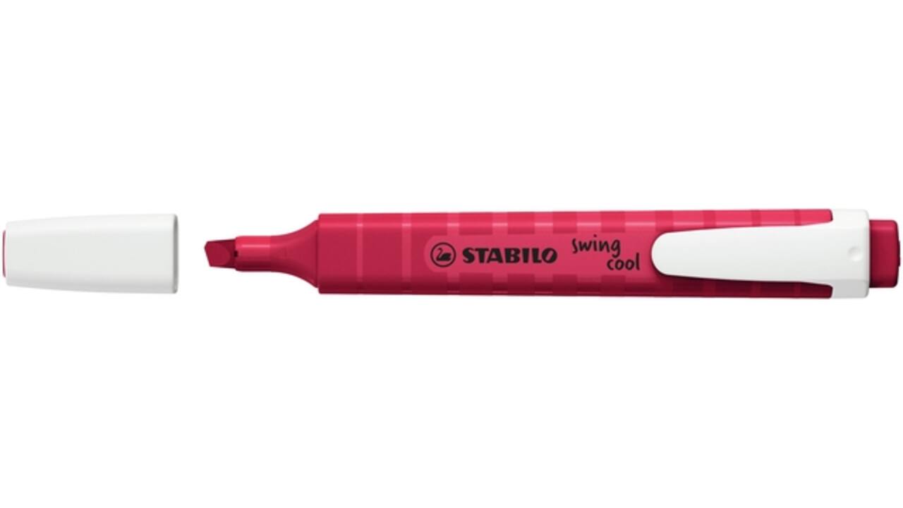 Markeerstift STABILO Swing cool Wildflower bordeaux