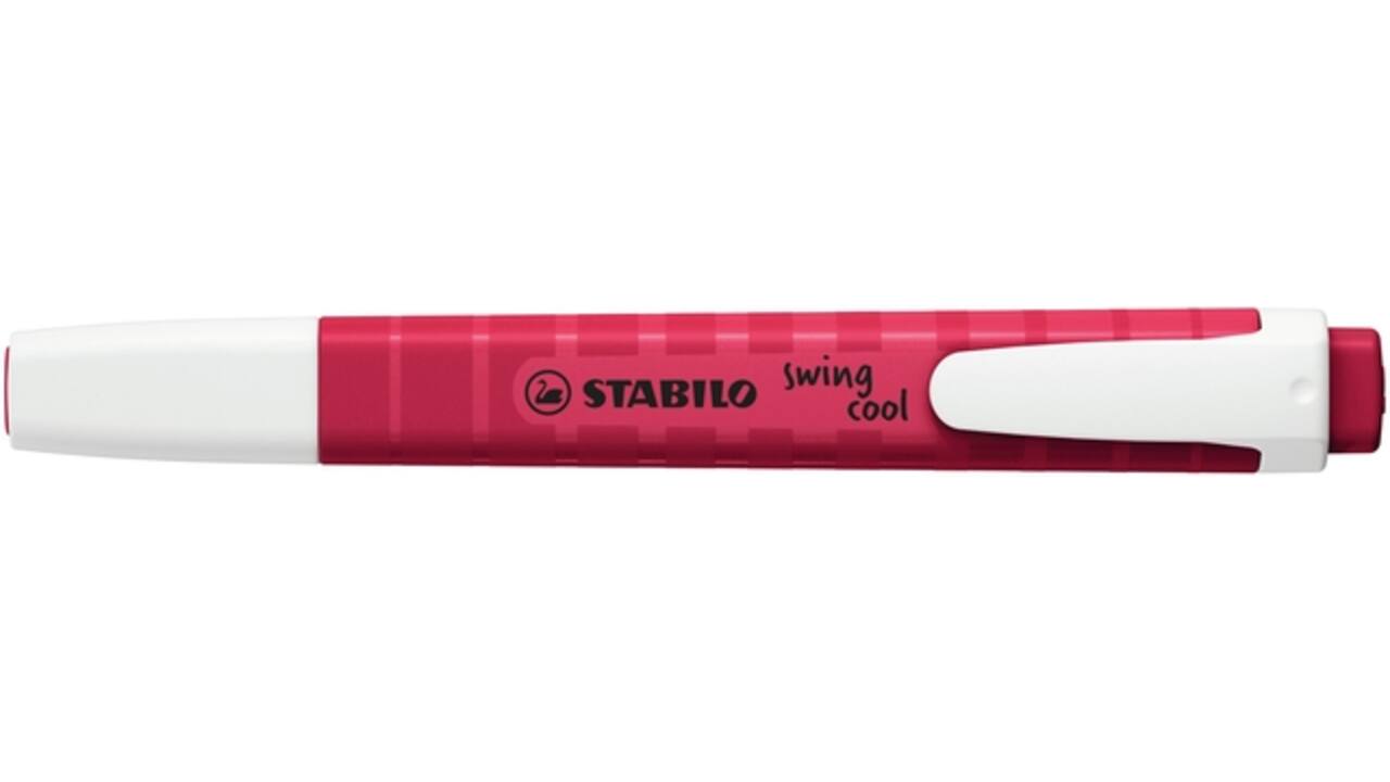 Markeerstift STABILO Swing cool Wildflower bordeaux