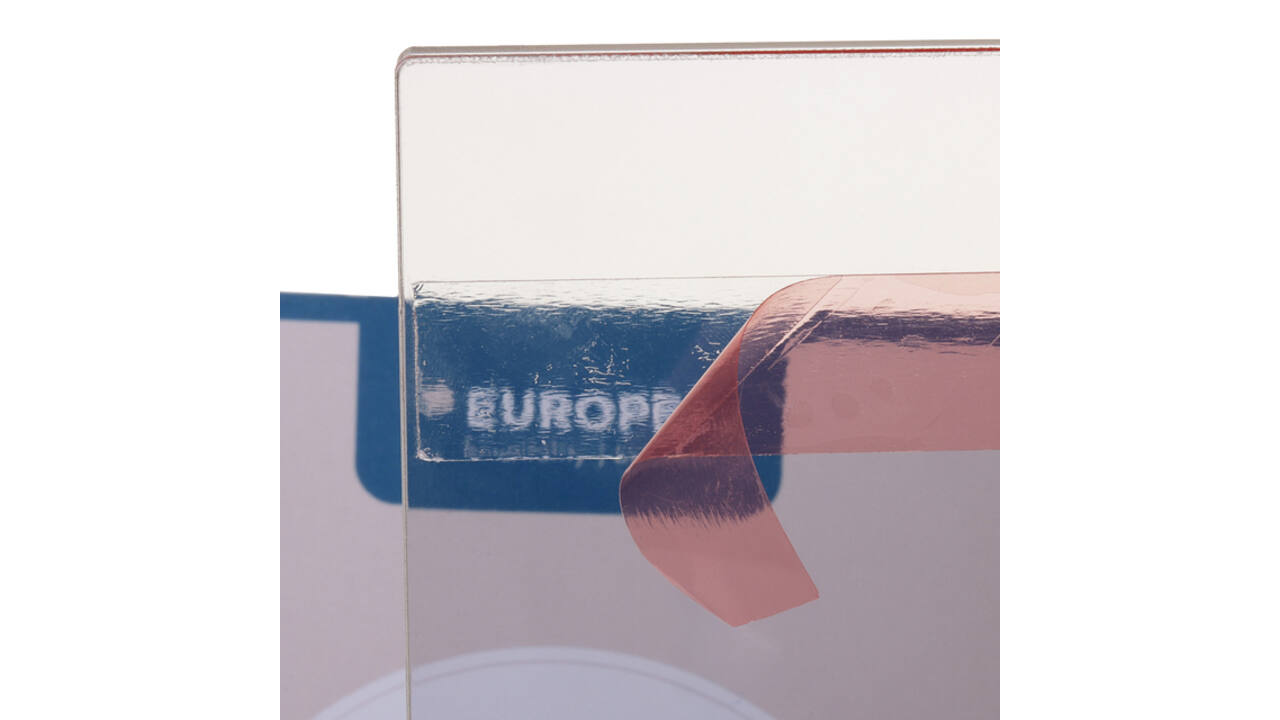 Posterhouder Europel zelfklevend A5 staand 5 stuks
