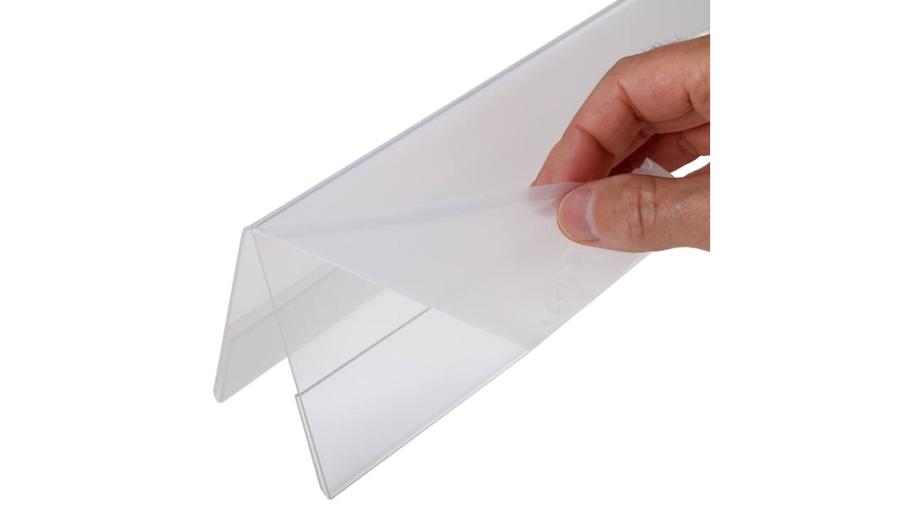 Tafelnaambord Europel A4 gevouwen 5 stuks