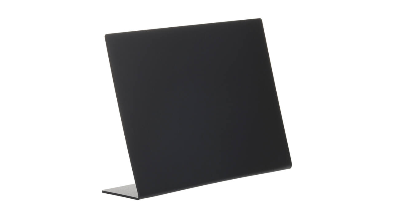 Krijtbord Europel L-standaard A5 horizontaal 5 stuks