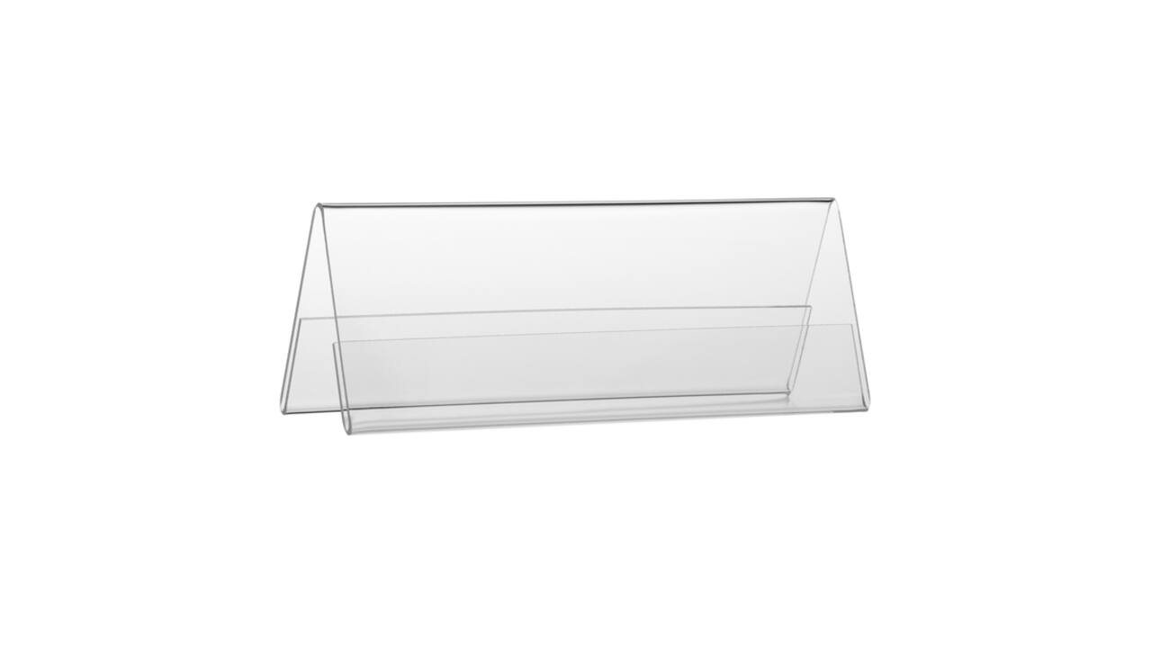 Tafelnaambord Europel A6 gevouwen 10 stuks