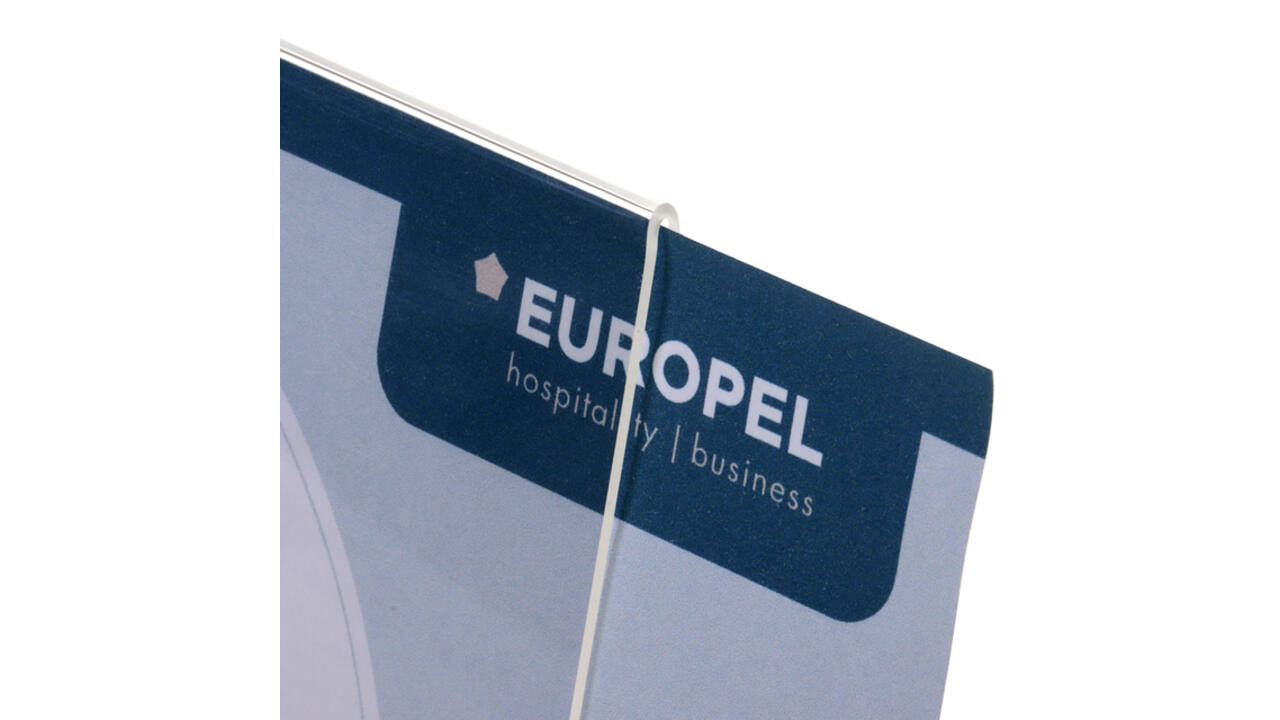 Kaarthouder Europel Budget L-standaard A5 liggend 5 stuks