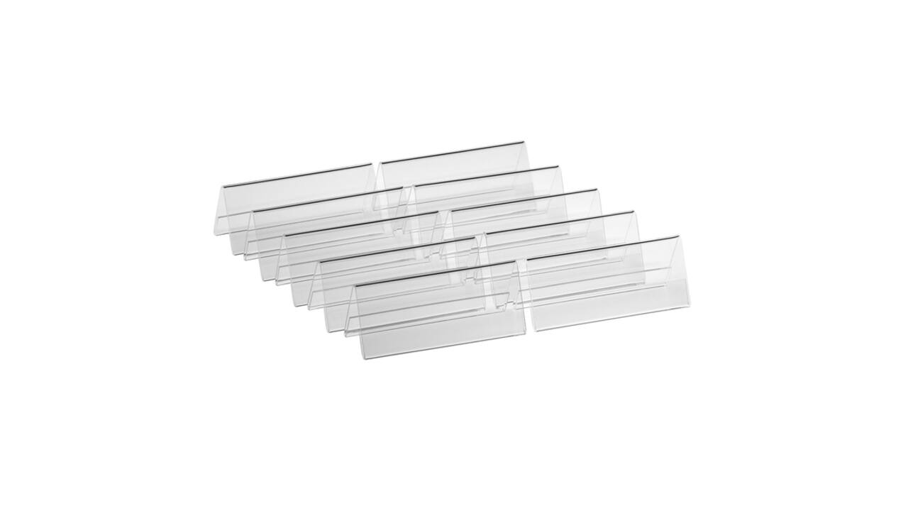 Tafelnaambord Europel A7 gevouwen 10 stuks