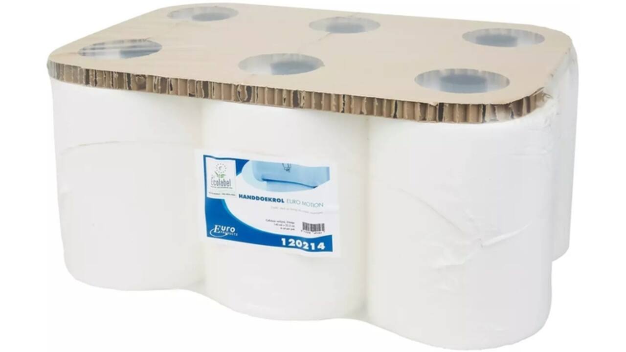 Handdoekrol Euro Products P13 Motion 2-laags 140m wit 120214