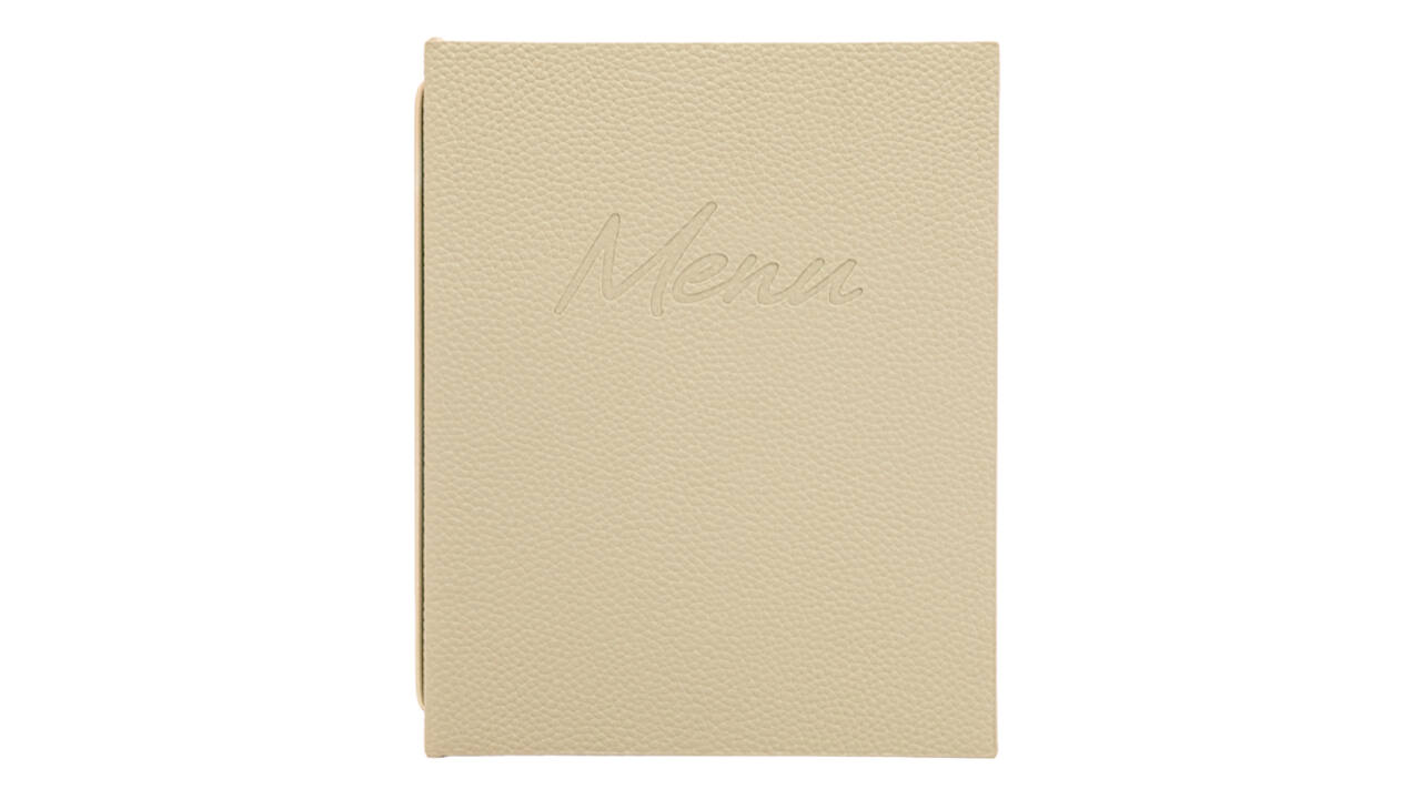 Menukaart Securit Signature A5 zand