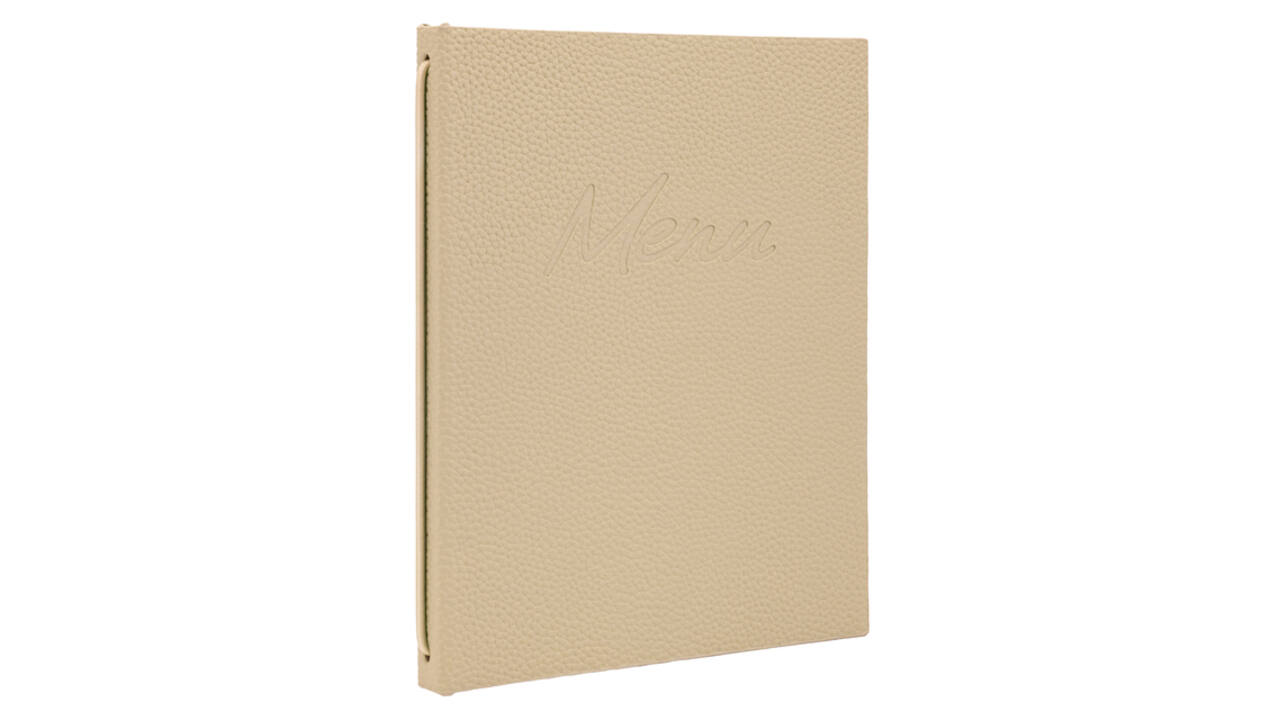 Menukaart Securit Signature A5 zand