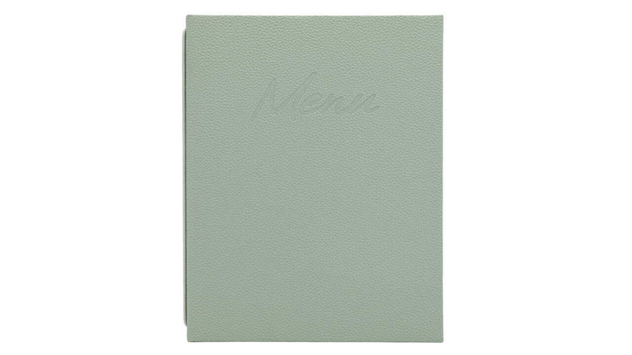 Menukaart Securit Signature A4 groen