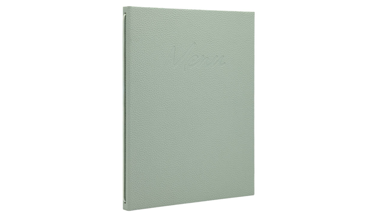 Menukaart Securit Signature A4 groen