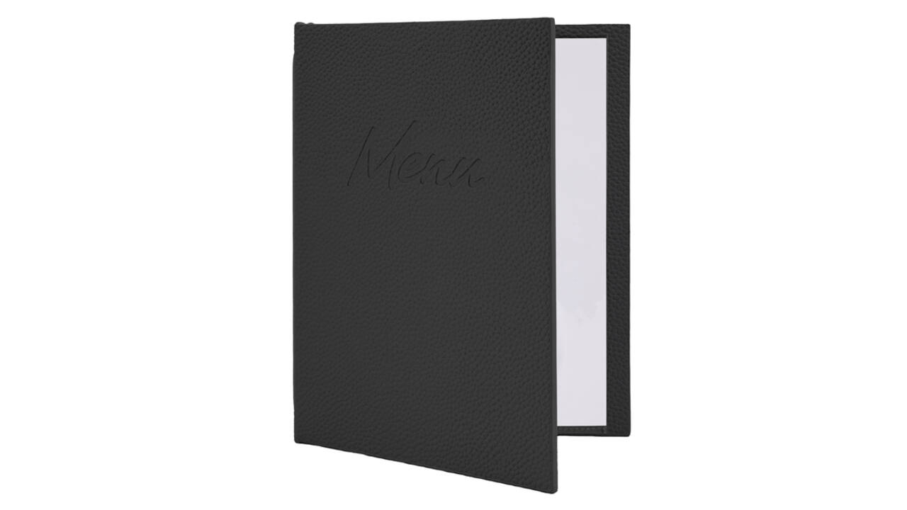 Menukaart Securit Signature A5 zwart