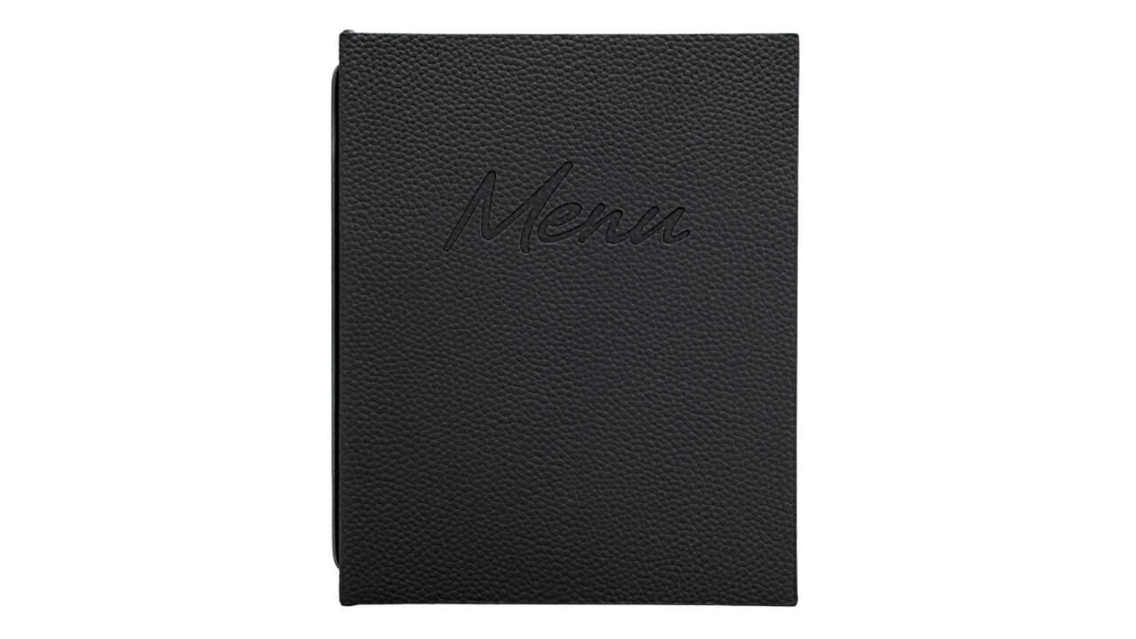 Menukaart Securit Signature A5 zwart