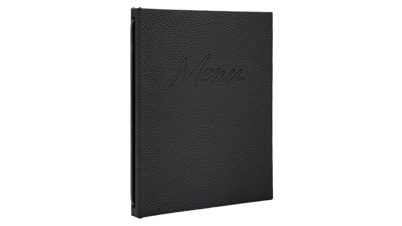 Menukaart Securit Signature A5 zwart