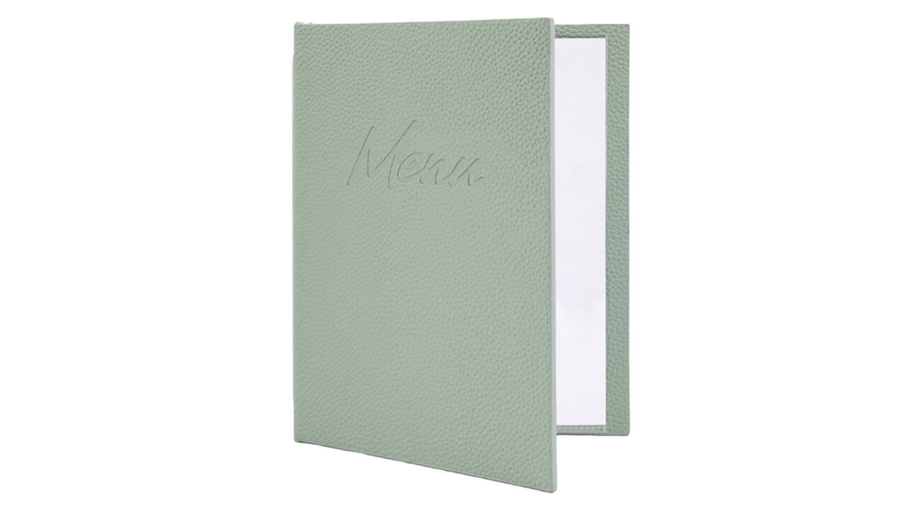 Menukaart Securit Signature A5 groen