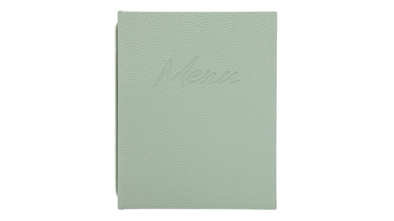 Menukaart Securit Signature A5 groen
