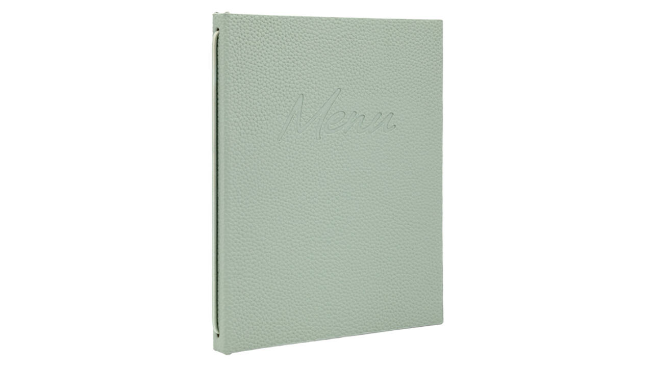 Menukaart Securit Signature A5 groen