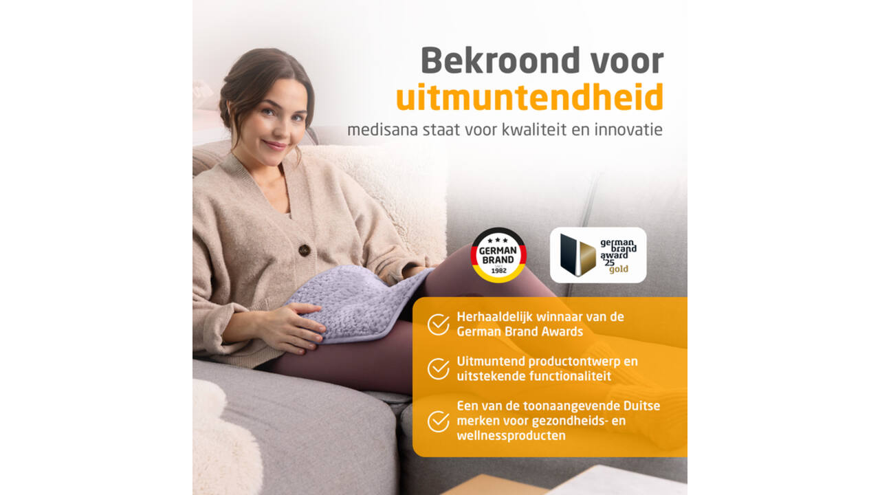 Warmtekussen Medisana HP 518 lila