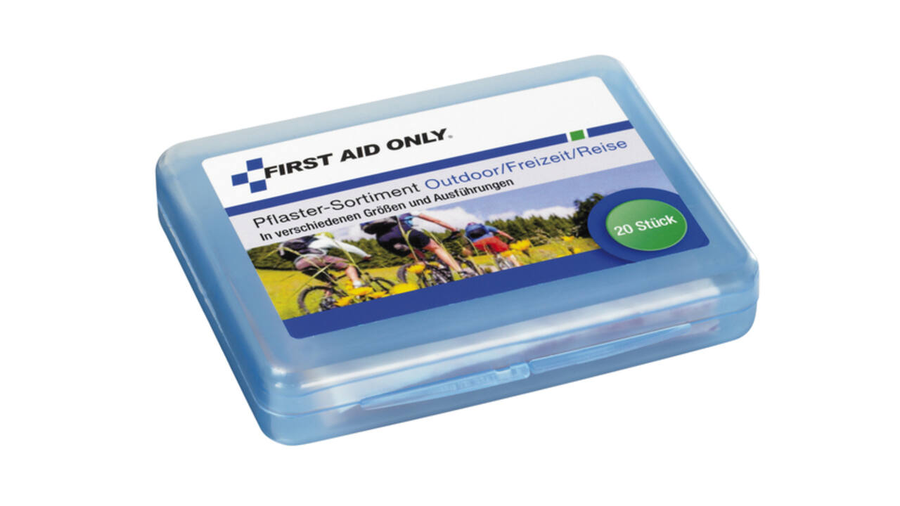 Pleisters First Aid Only outdoor/reizen 20 stuks