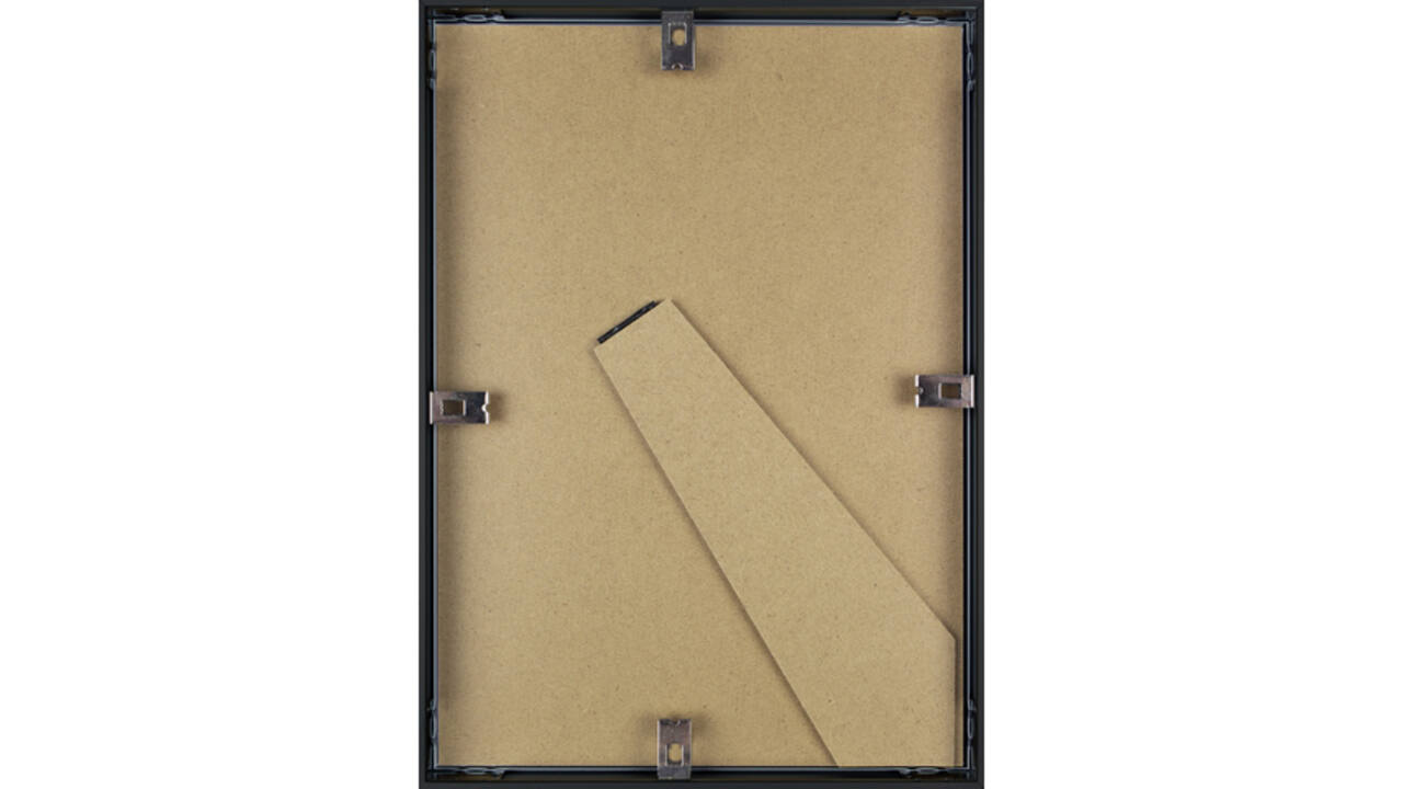 Fotolijst Seco A4 zwartkleurig geborsteld aluminium