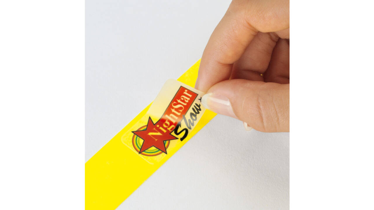 Evenementenbandjes Sigel 255x25mm wit 120 stuks