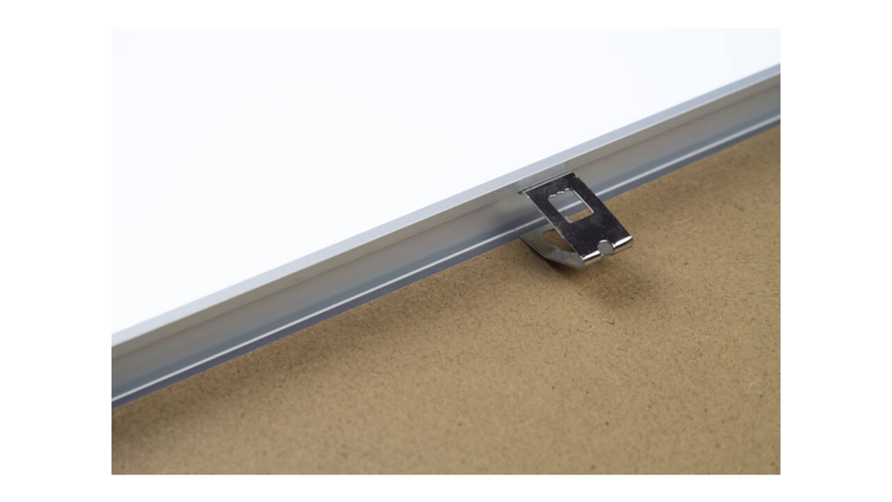 Fotolijst Seco A4 zilverkleurig geborsteld aluminium
