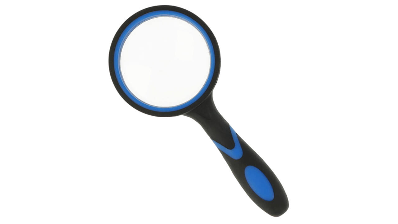 Handloep Westcott 65mm vergroot tot 4x zwart/blauw