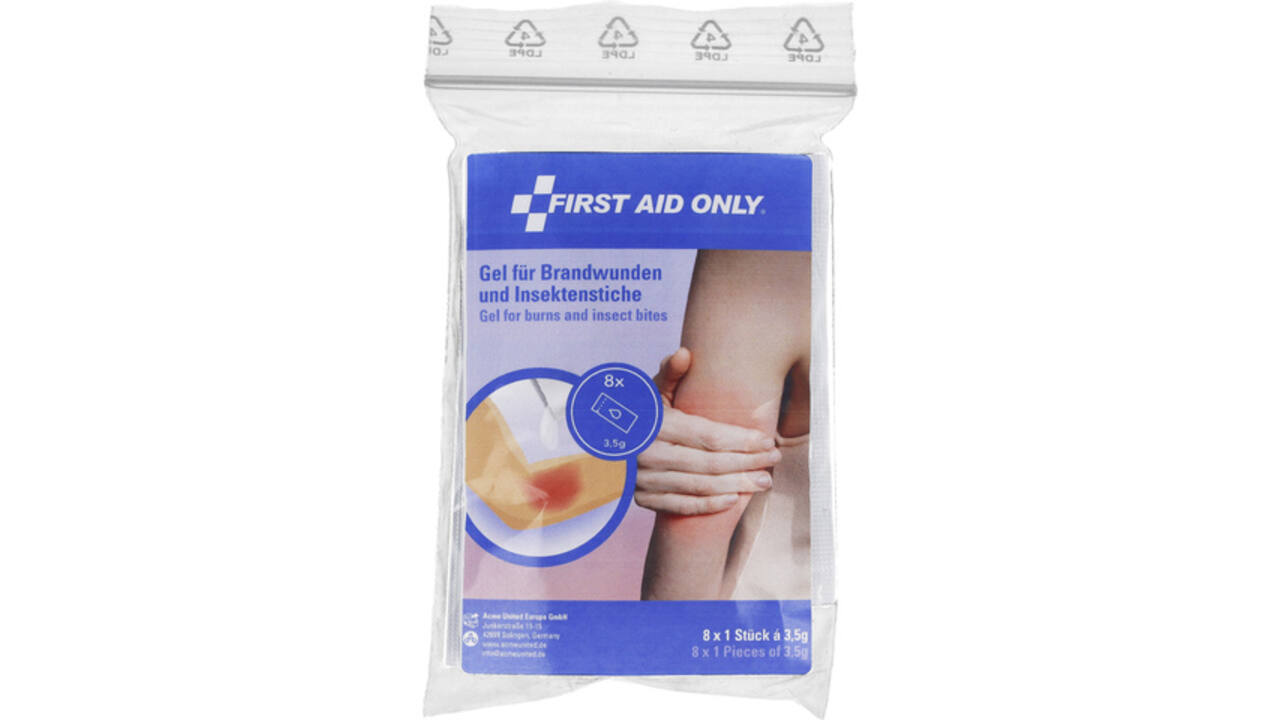 Brandwondengel First Aid Only 3,5g pak 8 stuks