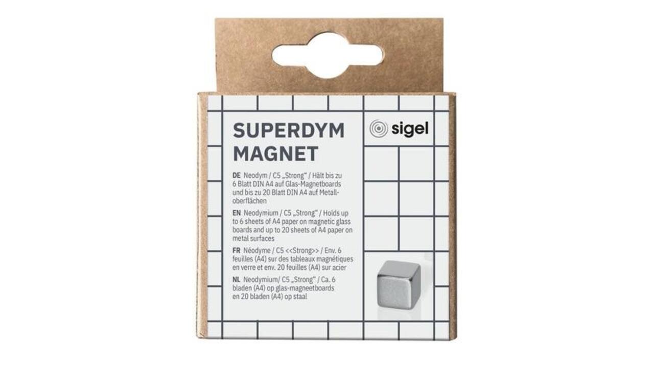 Magneten Sigel Be!board 8 stuks vierkant