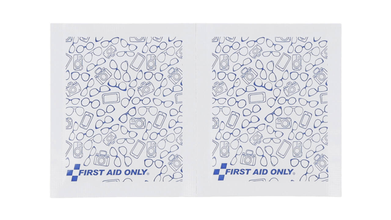 Brillendoekjes First Aid Only pak 50 stuks