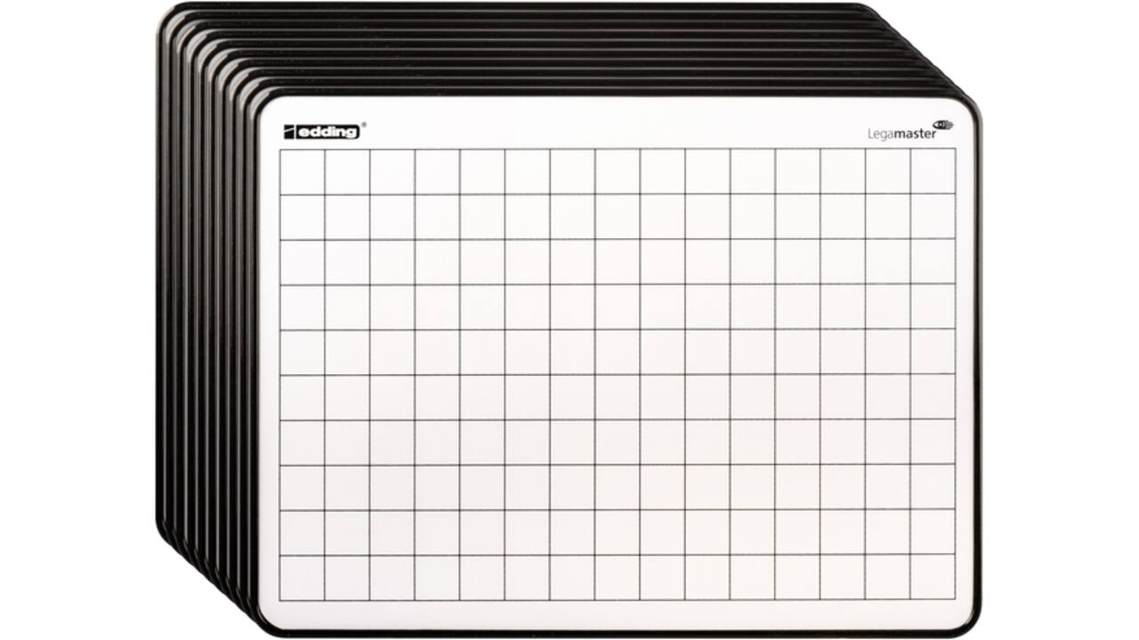 Wisbord Legamaster melamine geruit + blanco