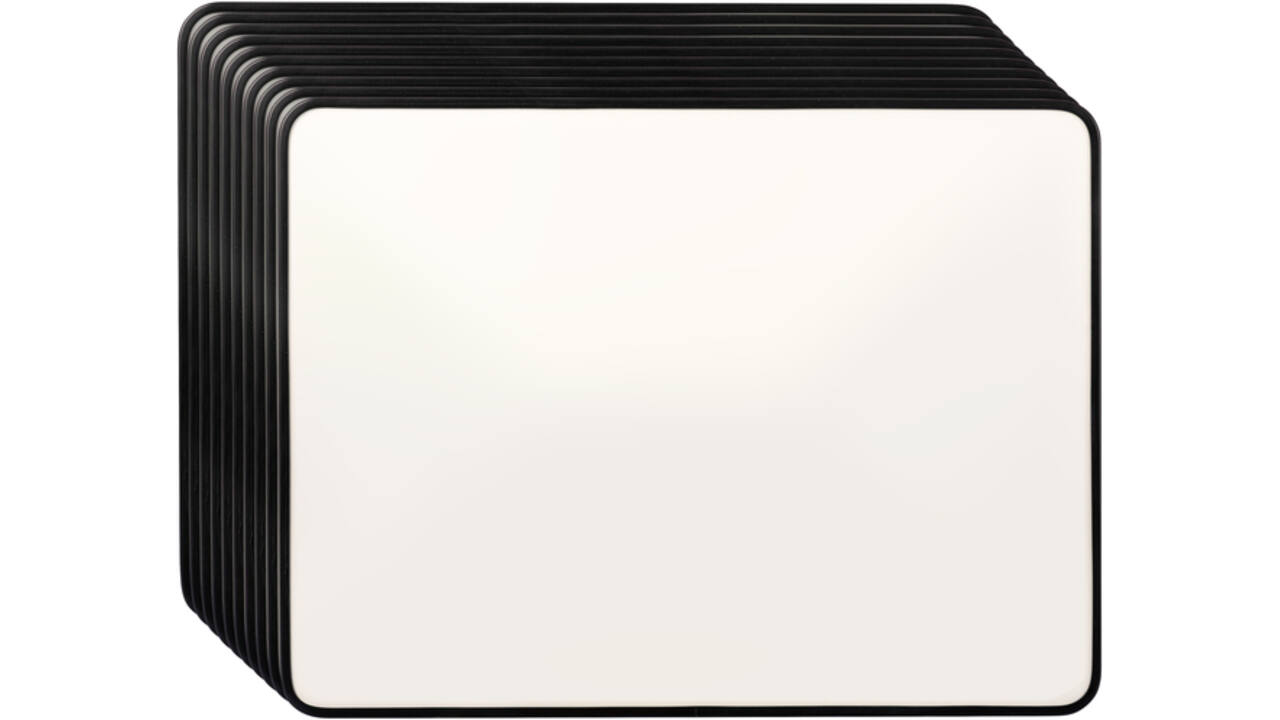 Wisbord Legamaster emaille staal geruit + blanco
