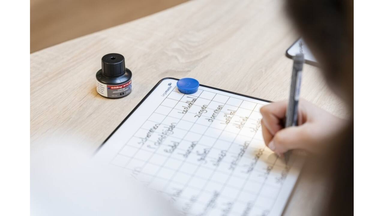 Wisbord Legamaster gelakt staal starterset 43-delig