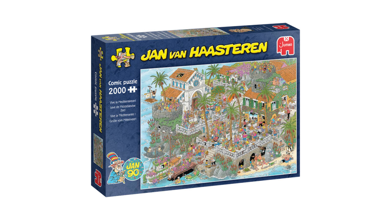 Puzzel Jan van Haasteren Leve de Middellandse Zee 2000st