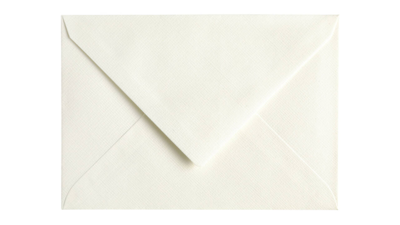 Envelop Papicolor C6 114x162mm anjerwit pak à 6 stuks