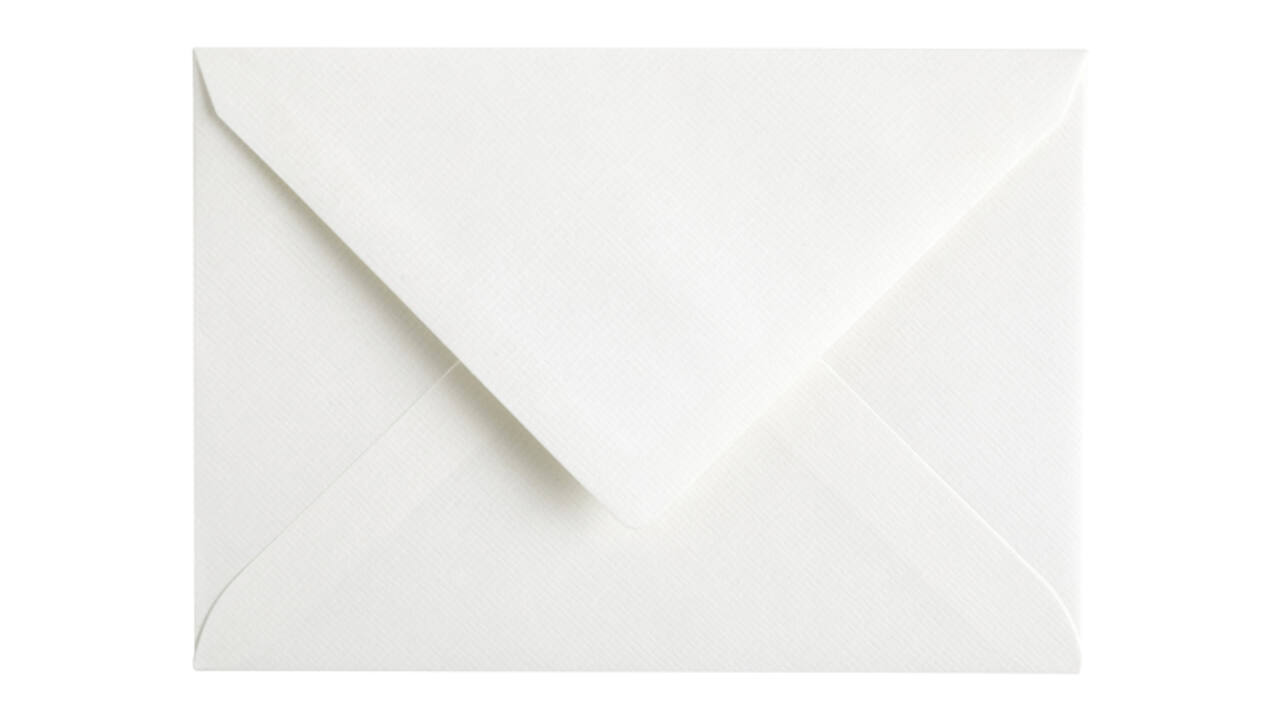 Envelop Papicolor C6 114x162mm hagelwit pak à 6 stuks