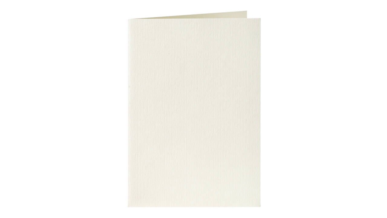 Correspondentiekaart Papicolor dubbel 105x148mm anjerwit pak à 6 stuks