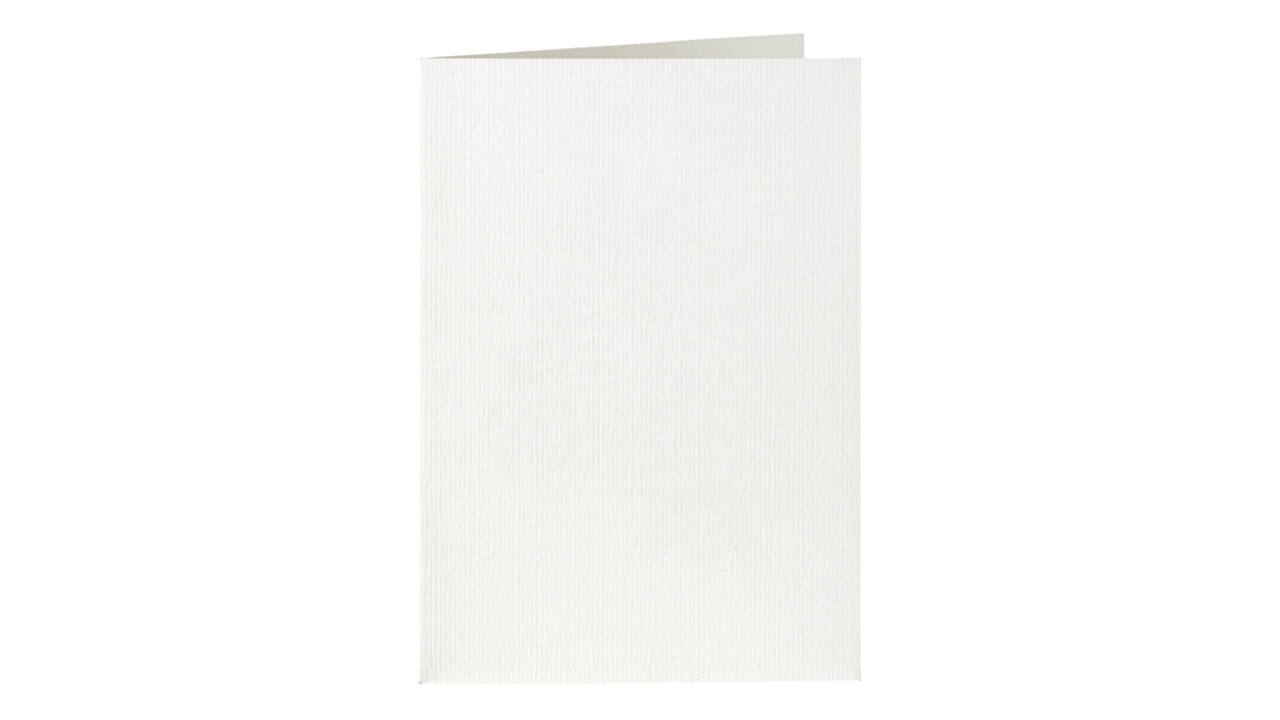 Correspondentiekaart Papicolor dubbel 105x148mm hagelwit pak à 6 stuks