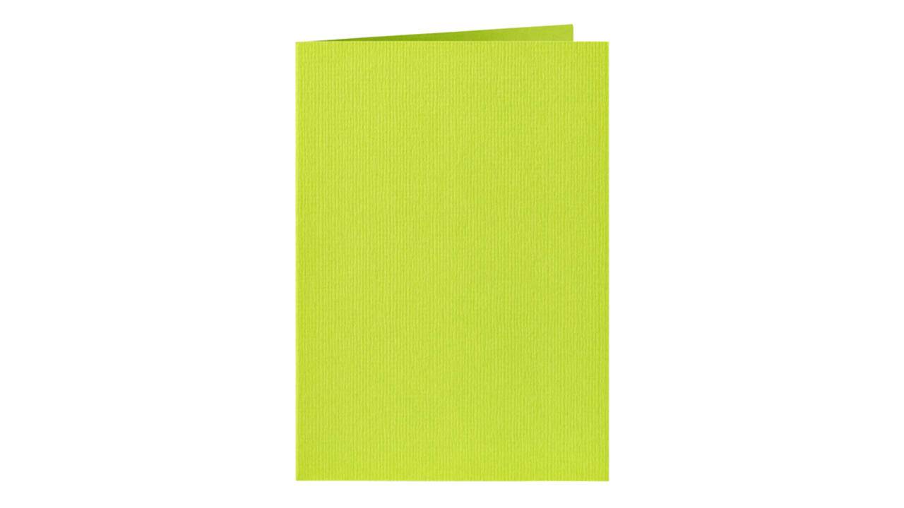 Correspondentiekaart Papicolor dubbel 105x148mm appelgroen pak à 6 stuks