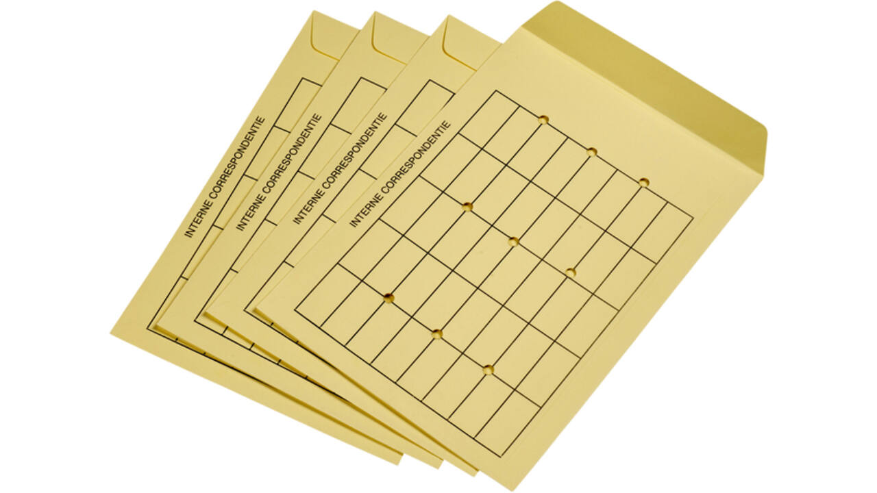 Envelop Quantore huispost EB4 262x371mm met opdruk 25 stuks