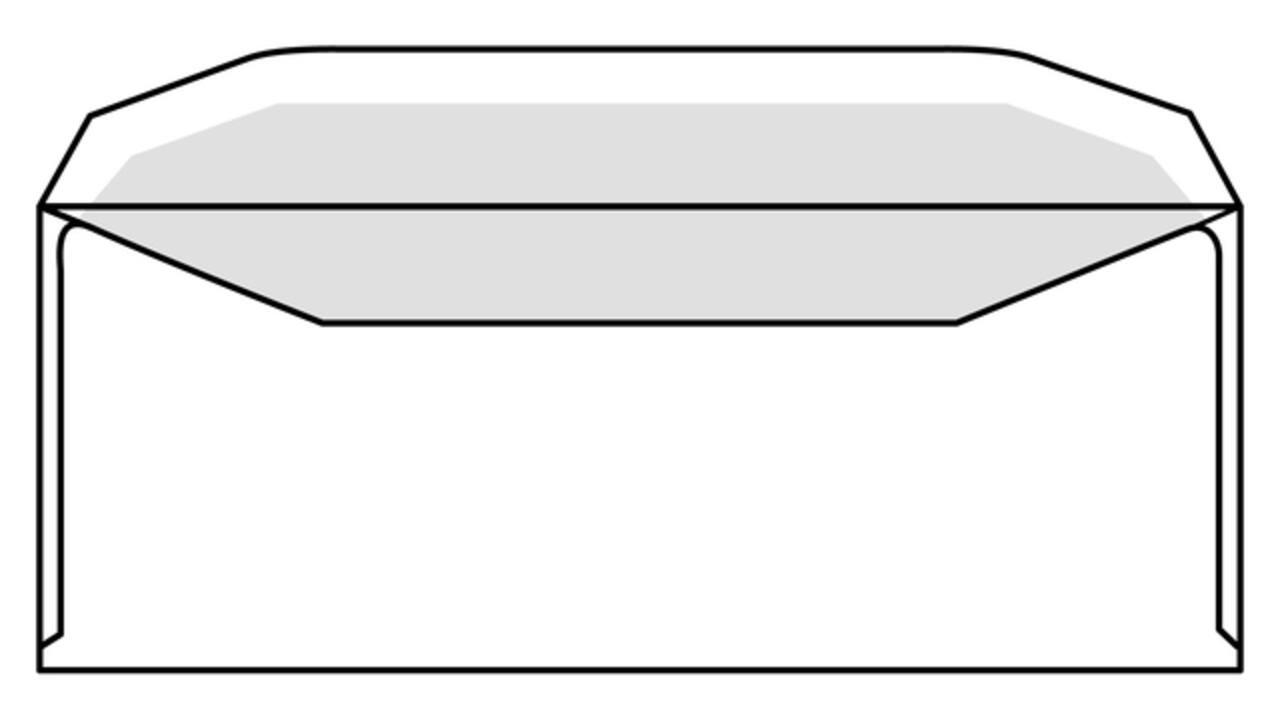 Envelop IEZZY C5/6 114x229mm venster rechts gegomd wit 500 stuks