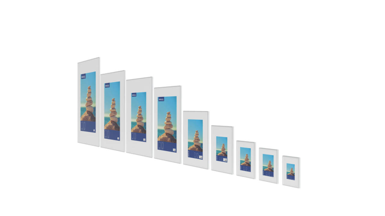 Fotolijst MAUL design 40x60cm aluminium frame zilver