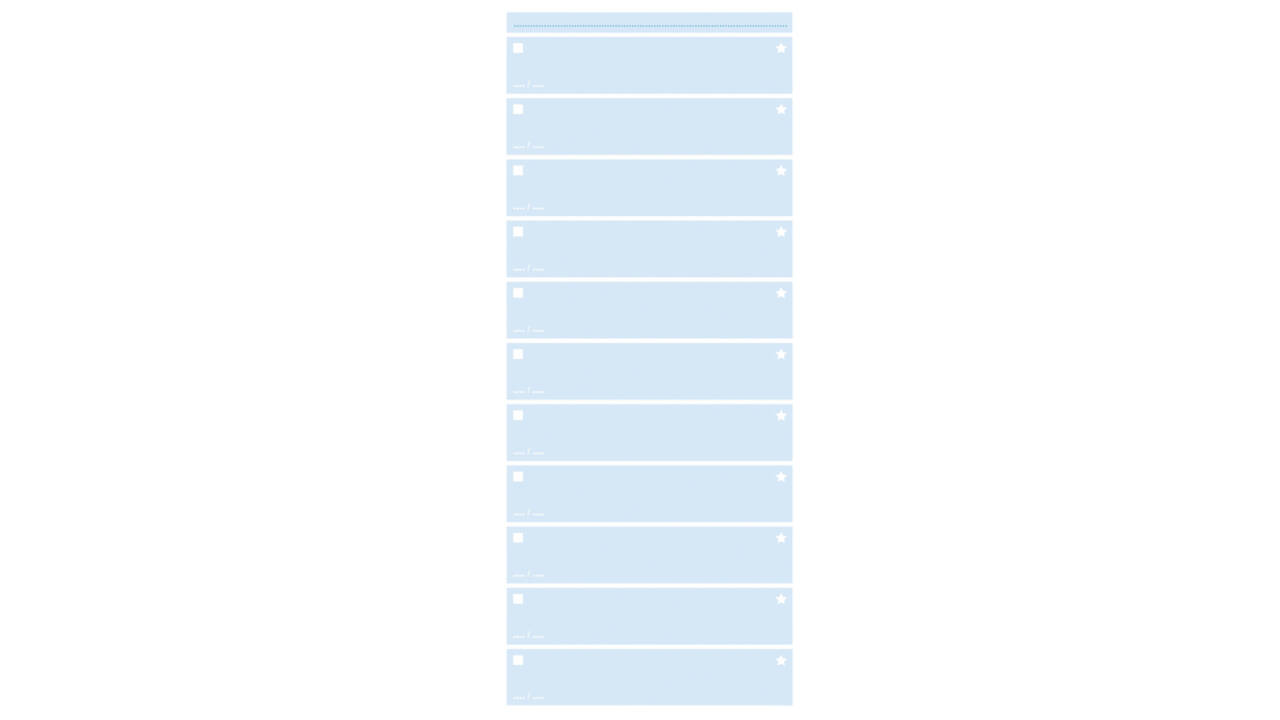 Things to do Djois Atlanta recycled papier Today 140x297mm 125vel 70gr blauw